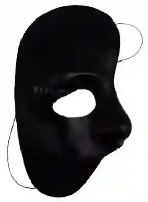 Antifaz Mascara Media Cara Negra