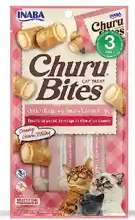 Inaba Churu Bites Gato Atun Y Salmon X 10 Gr (1 Und)