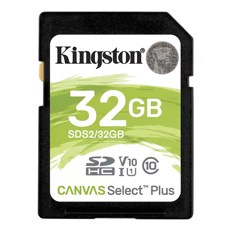 Memoria Sd 32gb Kingston Canvas Clase 10 100mb/s