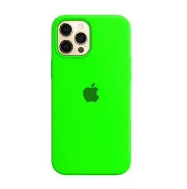 Estuche Silicone Case Iphone Xs Max (verde Limon)