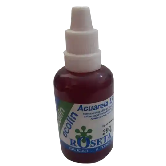 Ecolin Acuarela Liquida Roja