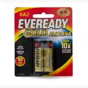 Pila Eveready Gold Alcalina Aa2 X 2 Unidades