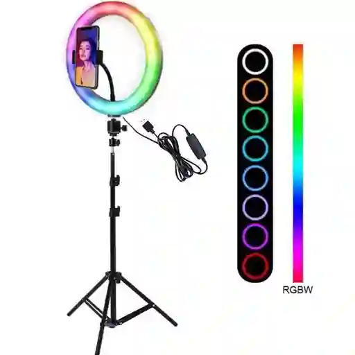 Aro De Luz Rgb 33cms 3d