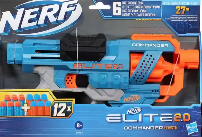 Lanzador Nerf Elite 2.0 Commander Rd-6