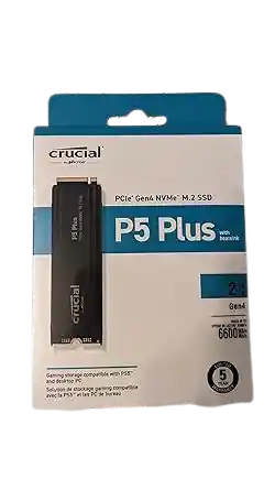 Crucial P5 Plus Gen4 Nvme M.2 Ssd 1 Tb Con Disipador De Calor