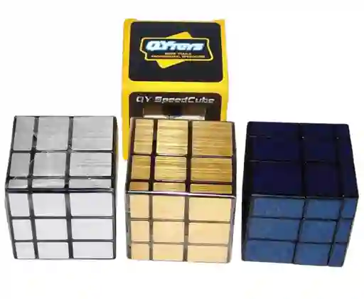 Rubik 3 X 3 Dorado Cubo Mágico Juguete Juego Didáctico