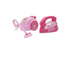 Set Plancha Y Aspiradora De Juguete Para Niñas