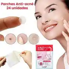 Parches Anti Acne X24 Unid Tres Tamaños