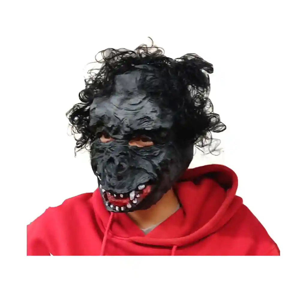 Máscara De Mono Mico Gorila Latex Halloween Hora Loca