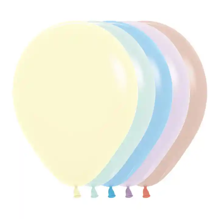 Globos Pastel Paquete X 12