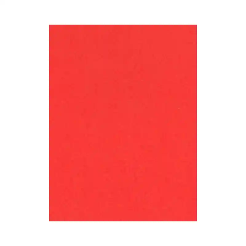 Cartulina Plana Rojo 1/8.