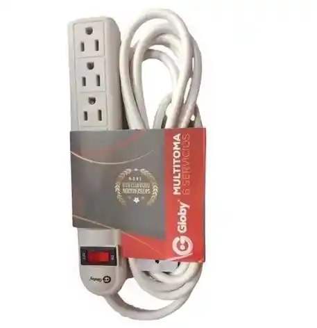 Regleta Globy Sb017 De 6 Puertos