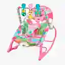 Silla Para Bebe Mecedora Vibradora Musical 3 En 1 Mosquitero Dragona