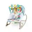 Silla Para Bebe Mecedora Vibradora Musical 3 En 1 Mosquitero Leon