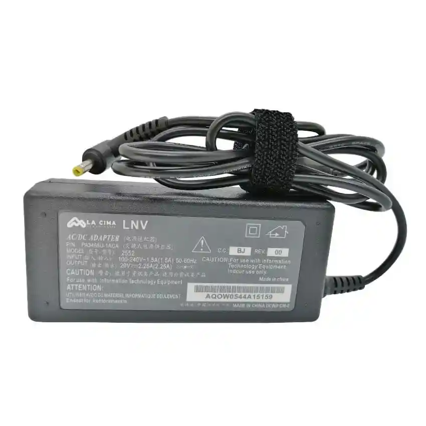 Cargador Para Portátil Lenovo 20v 2.25a Ultraboock