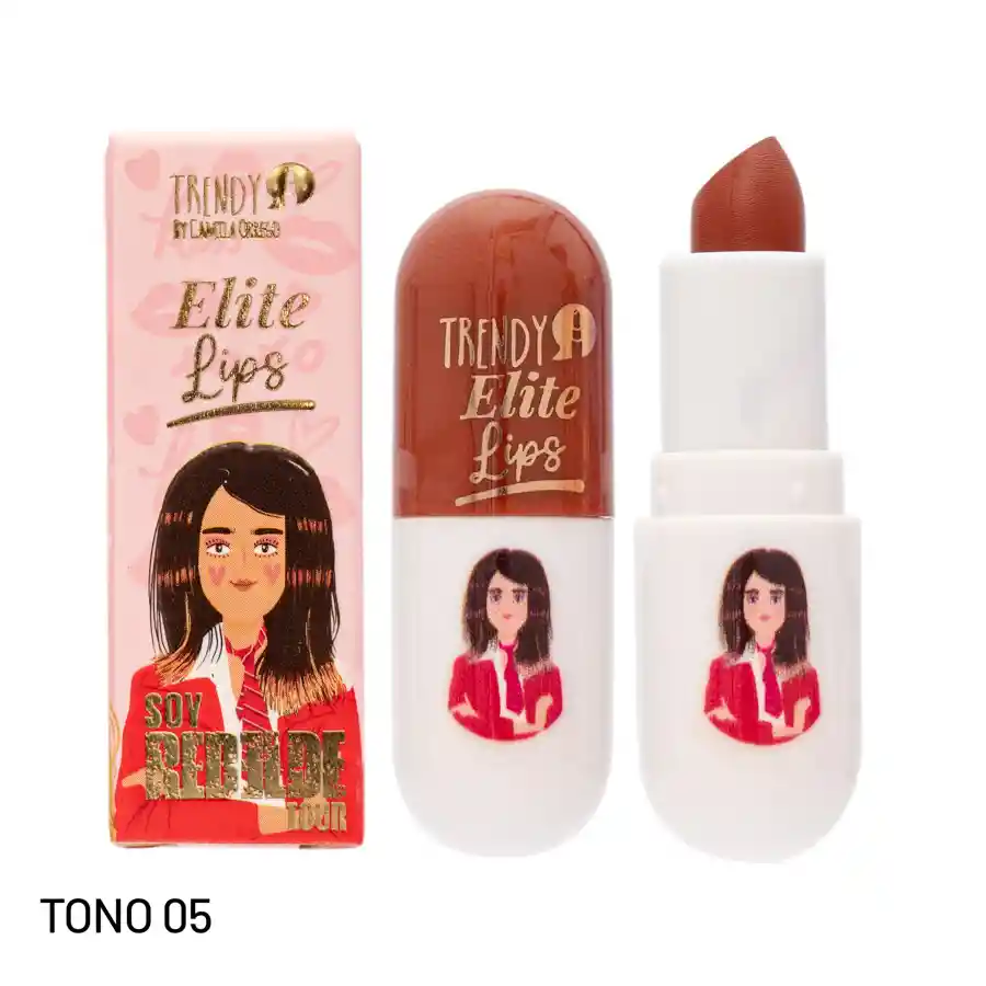 Trendy Labial En Barra Elite Lips Rbd Tono 5