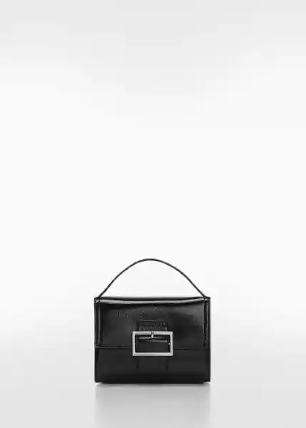 Bolso P Helena Negro Talla 99 Mujer Mango