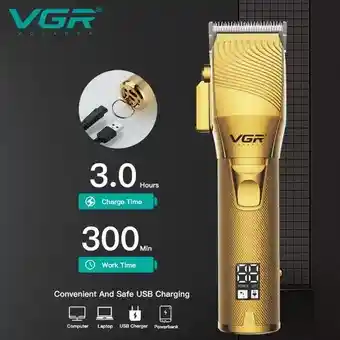 Máquina Peluqueria Corte Cabello Inalámbrica Vgr V-280