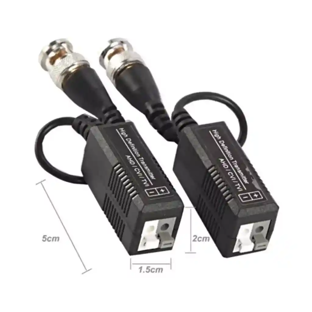 Video Balun Par Ahd Hdcvi Hdtvi Hasta 300 Metros 720 Y 1080