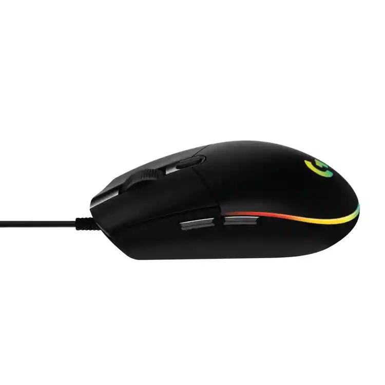 Mouse Logitech G Alámbrico Gaming Lightsync G203 Negro