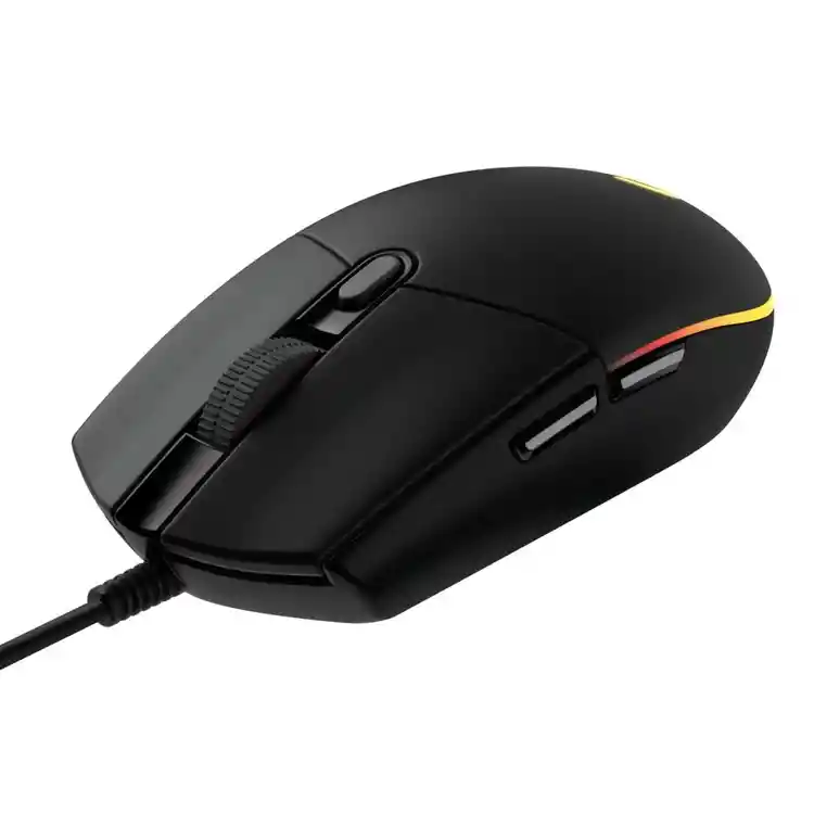 Mouse Logitech G Alámbrico Gaming Lightsync G203 Negro