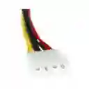 Cable Poder Sata Molex Dual Hembra 4 Pines A 2 Sata Macho
