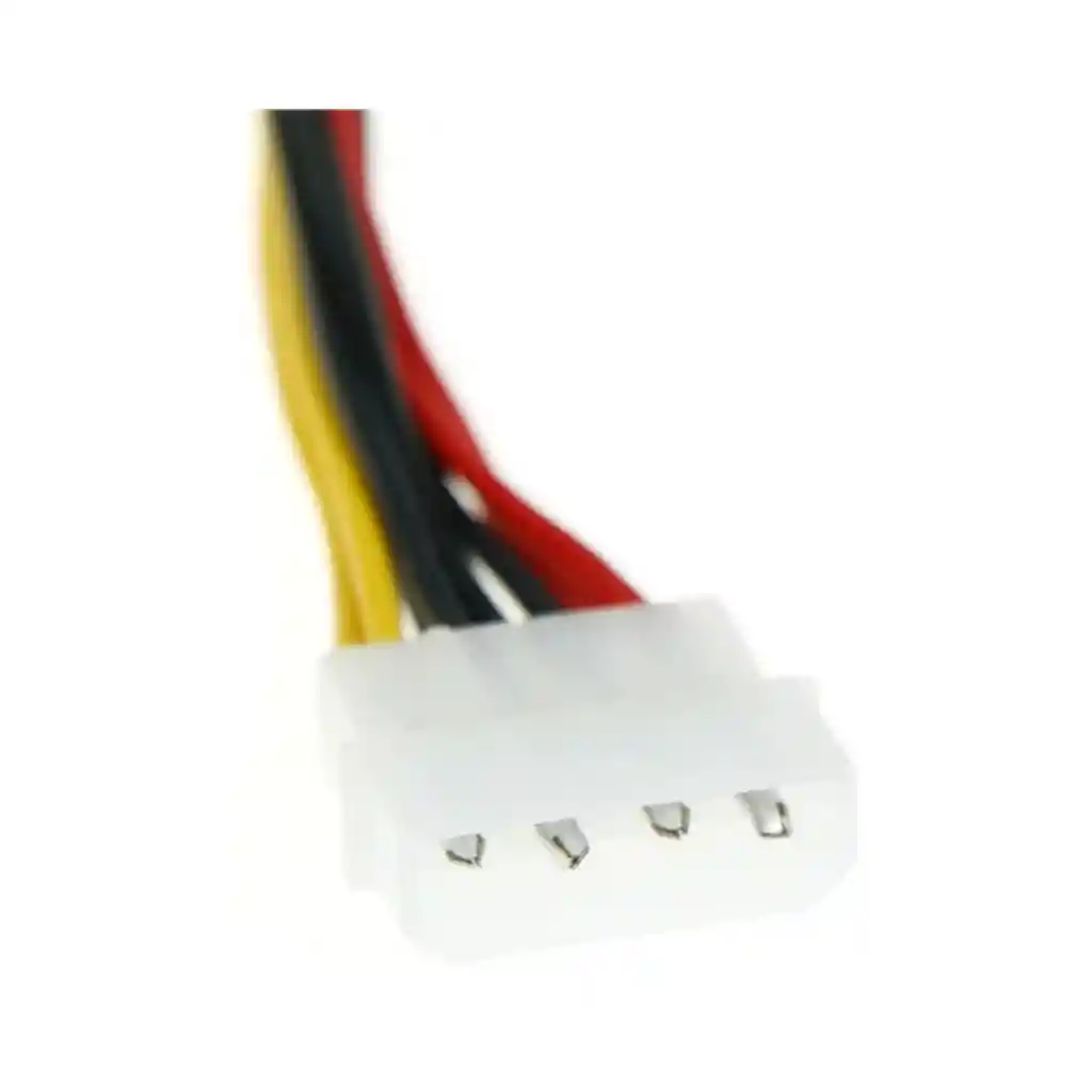 Cable Poder Sata Molex Dual Hembra 4 Pines A 2 Sata Macho