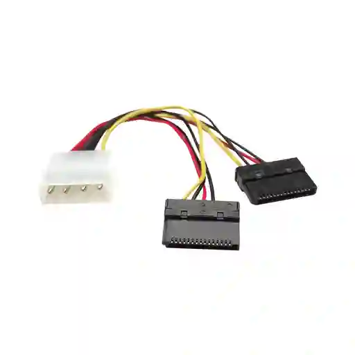 Cable Poder Sata Molex Dual Hembra 4 Pines A 2 Sata Macho