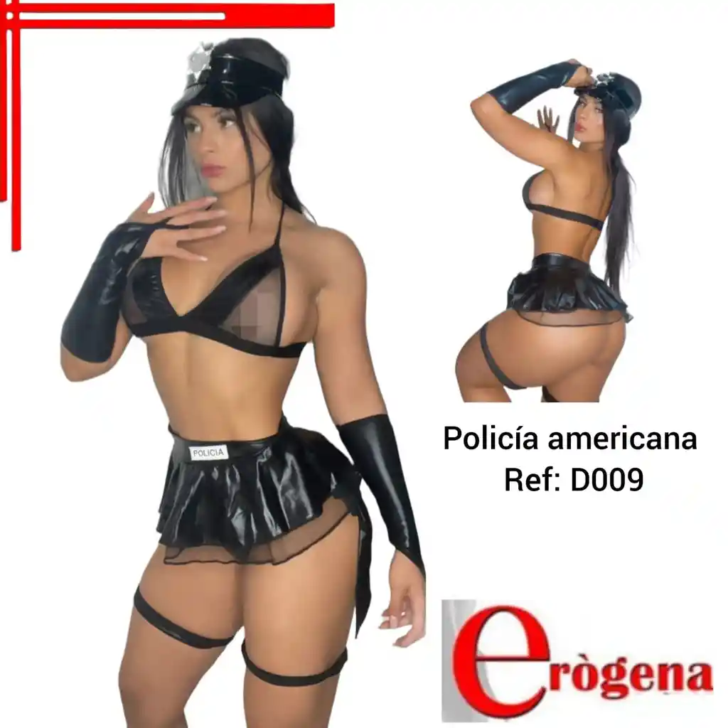 Disfraz Policia Americana