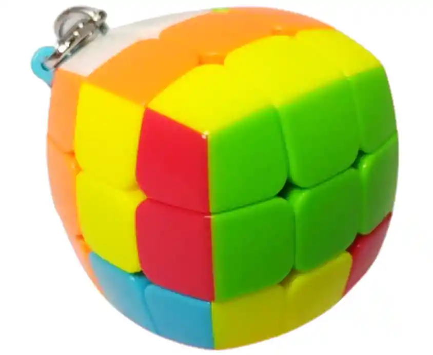 Cubo Llavero Rubik Curvo Mágico Rubik Juguete