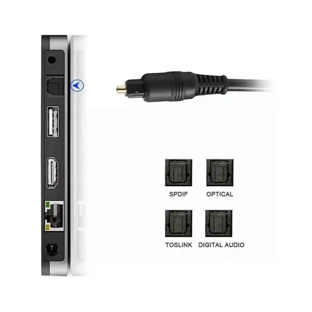Cable Fibra Optica 3m Digital Consolas Audio Tv Ps4 Xbox