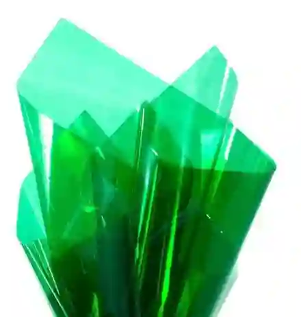 Papel Celofan Verde Pliego