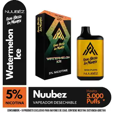 Vapeador Nuubez Watermelon Ice 5000 Pf