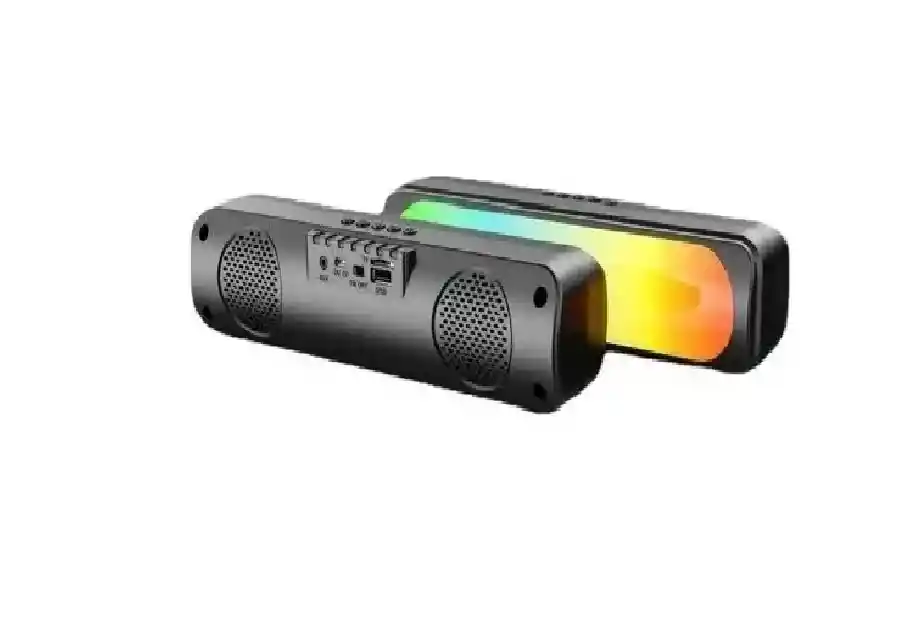 Mini Parlante Reproductor De Música Con Luces Led Subwoofer