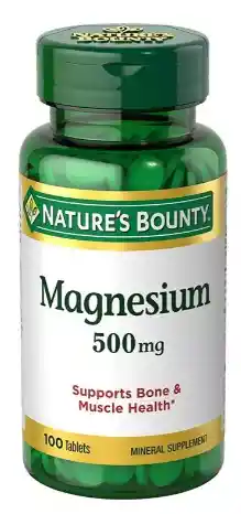 Natures Bounty Magnesio 500mg 100 Tabletas