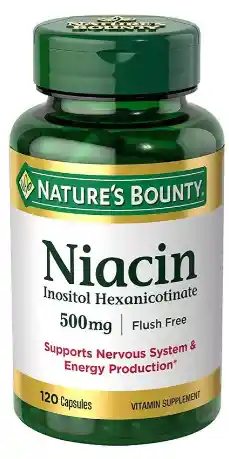 Natures Bounty Niacin 500mg 120 Capsulas