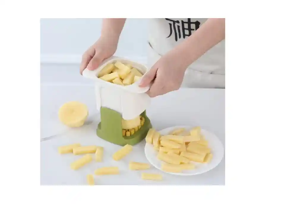 Picadora De Verduras 2 En 1, Corte En Dados Y Corte, Nuevo Cortador De Verduras A Presión
