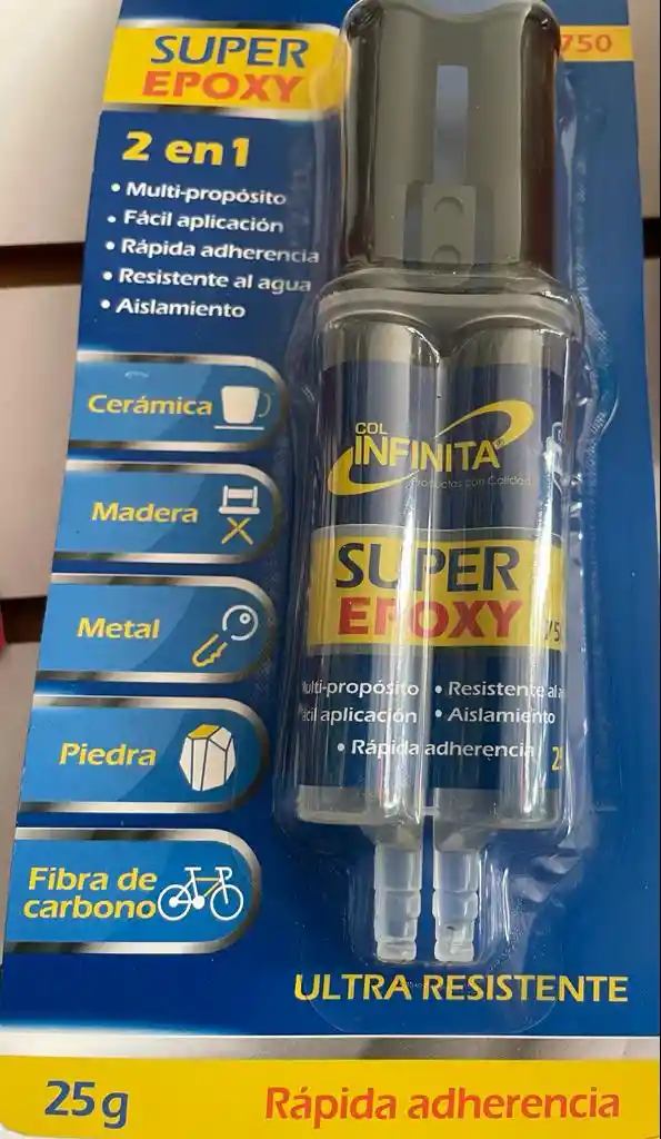 Adhesivo Epoxico Super Epoxy 25grs