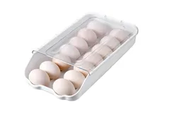 Soporte Para Huevos De Refrigerador, Organizador De Cocina, Bandeja Organizadora Apilable Para Caja De Huevos,