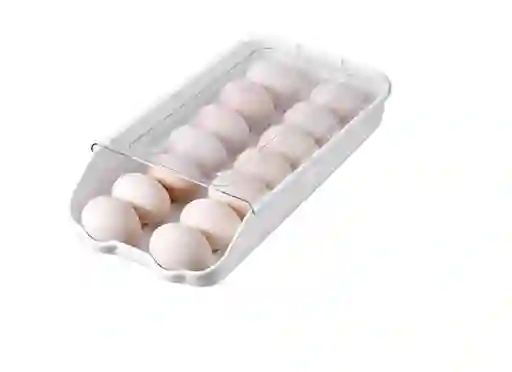 Soporte Para Huevos De Refrigerador, Organizador De Cocina, Bandeja Organizadora Apilable Para Caja De Huevos,