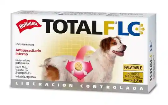 Total F Perros Medianos Hasta 20 Kg Desparasitante Para Perro Total F