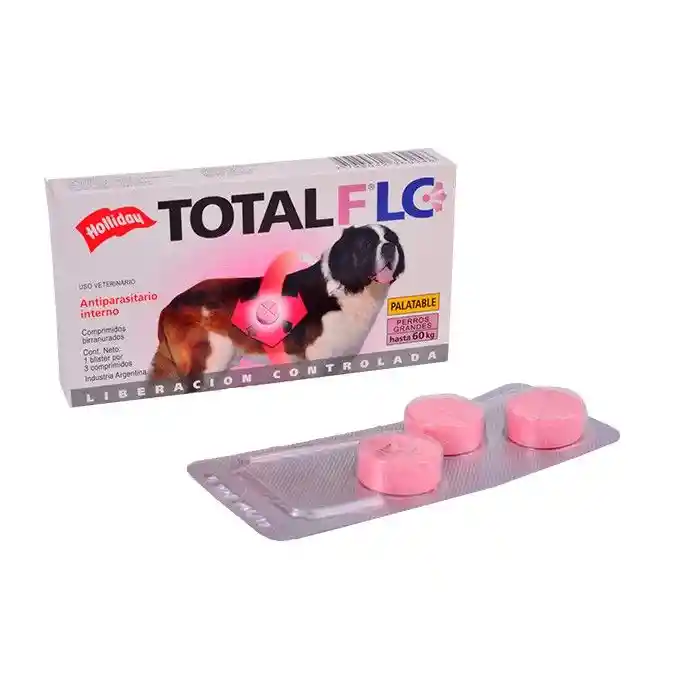 Total F Perros Grandes Hasta 60 Kg Desparasitante Para Perro Total F