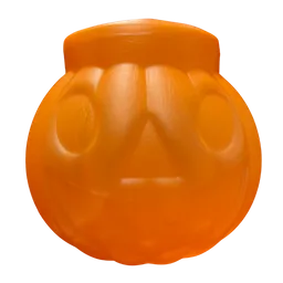 Calabaza Plastica Naranja Mediana Decoracion Halloween