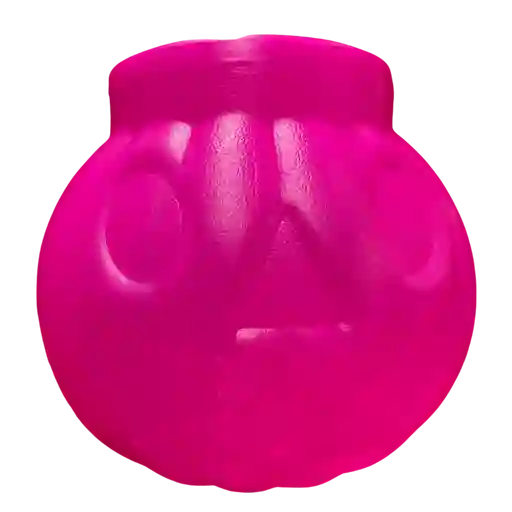 Calabaza Plastica Fucsia Mediana Decoracion Halloween