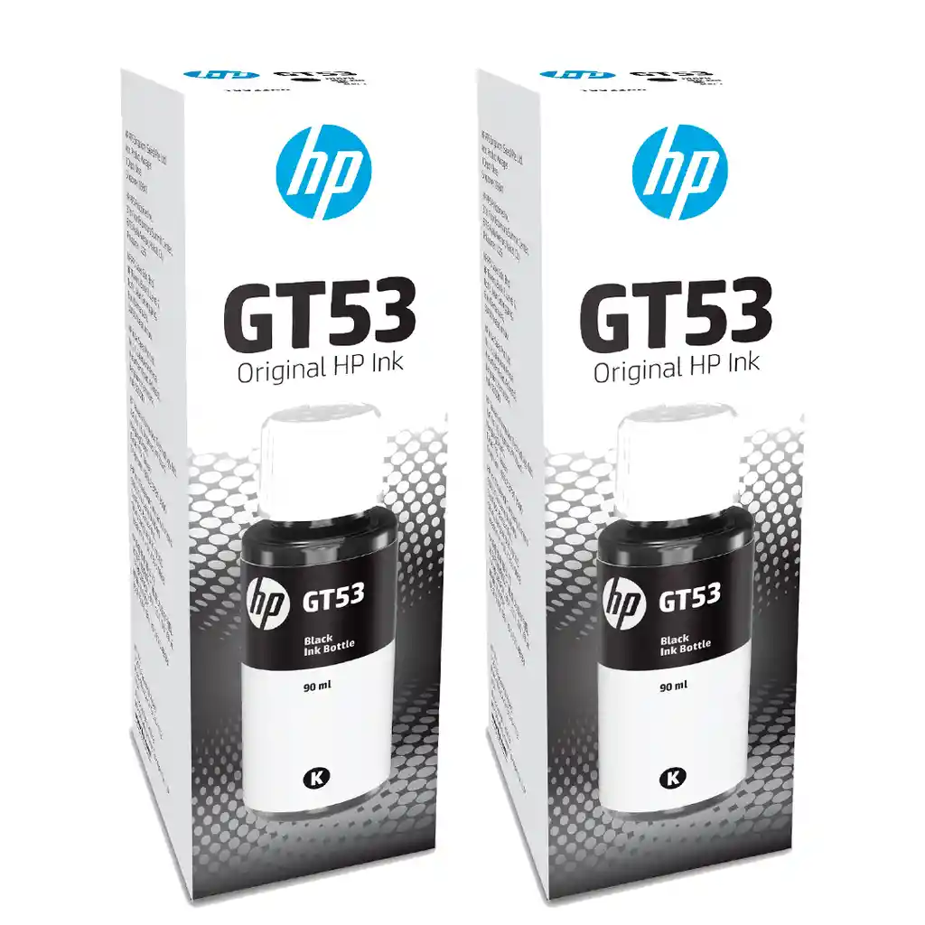 Tinta Hp Gt53 Para Recargar Impresoras Gt310 Gt415 Gt5810 Kit X 2 Negro