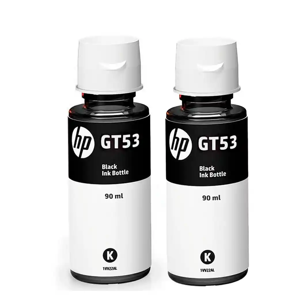 Tinta Hp Gt53 Para Recargar Impresoras Gt310 Gt415 Gt5810 Kit X 2 Negro