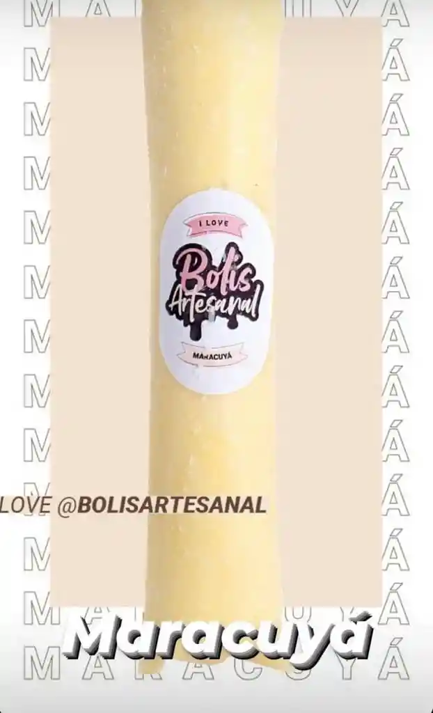 Bolis Artesanal Maracuya 120ml