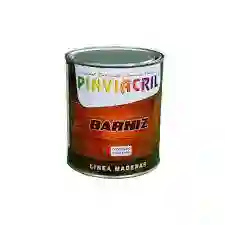 Pintura Barniz Para Madera Pinviacril Transparente Brillante X 1/4