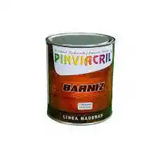 Pintura Barniz Para Madera Pinviacril Transparente Brillante X 1/4