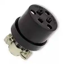 Toma Caucho 15 Amp. Codelca Con Polo A Tierra